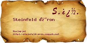 Steinfeld Áron névjegykártya